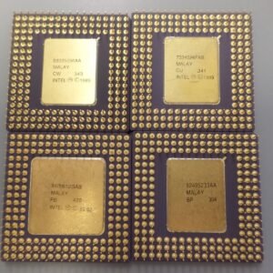 INTEL 486/386(with gold square) CPU for Scrap Gold Recovery